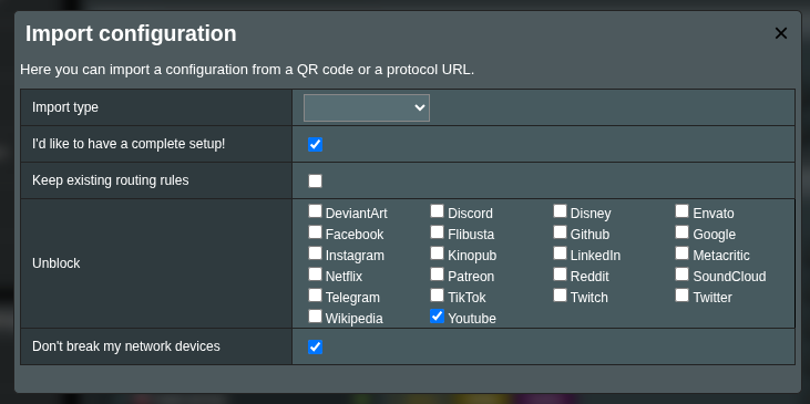 import window