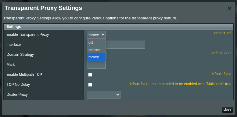 tproxy